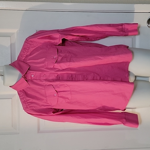 Amongst Others Men's Button Up Pink Shirt Long Sleeve Size Large - Picture 1 of 5